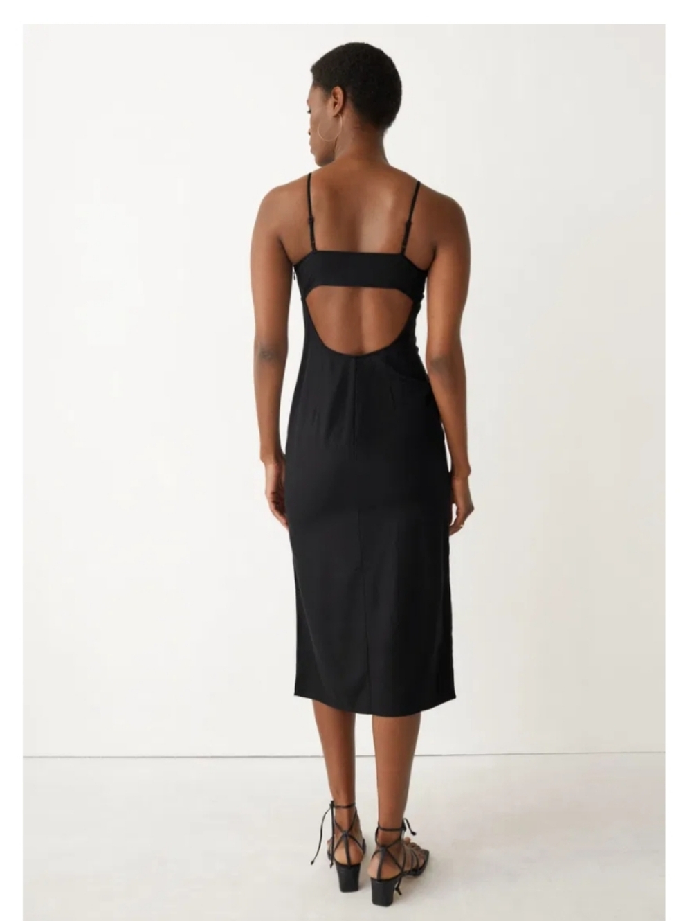 & Other Stores Strappy Fitted Midi Dress - Picture 2 of 9